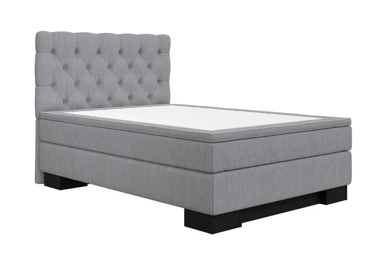 Faylor Lyx Komplett Sängpaket120x200  Ljusgrå - Ljusgrå - Möbler - Sovrum - Sängar - Kontinentalsängar