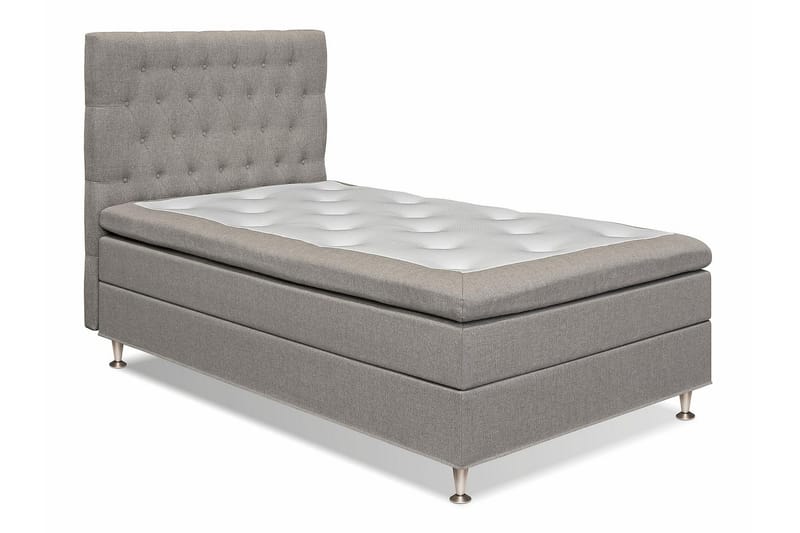 FELICIA Kontinentalsäng 120x200 Ljusbrun - Möbler - Sovrum - Sängar - Komplett Sängpaket
