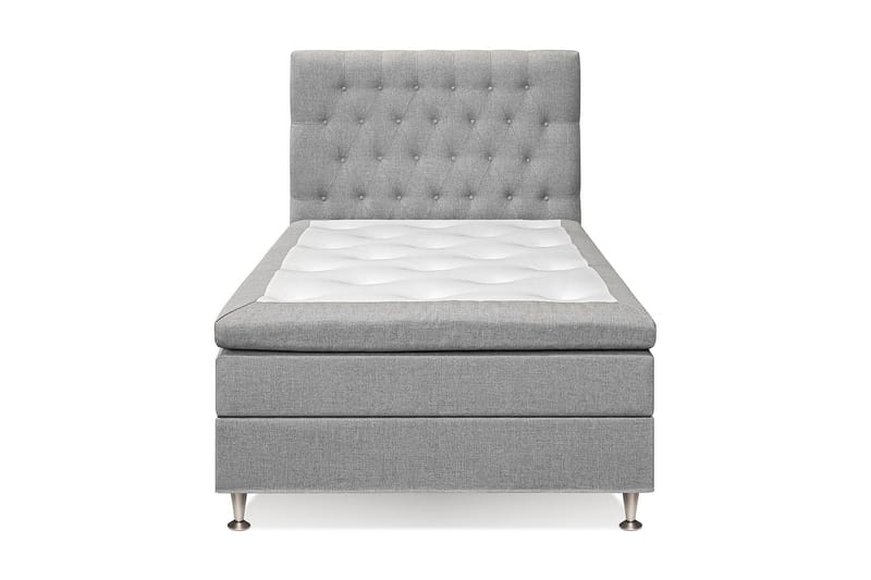 FELICIA Kontinentalsäng 120x200 Ljusgrå - Möbler - Sovrum - Sängar - Komplett Sängpaket