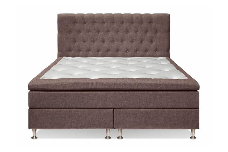 FELICIA Kontinentalsäng 160x200 Mörkbrun - Möbler - Sovrum - Sängar - Komplett Sängpaket