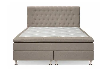 FELICIA Kontinentalsäng 180x200 Brun