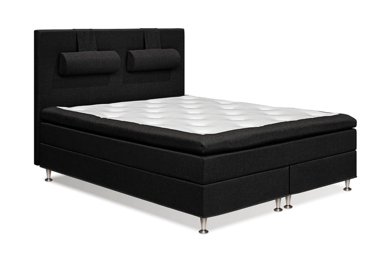 FELICIA Kontinentalsäng 180x200 Svart - Möbler - Sovrum - Sängar - Komplett Sängpaket