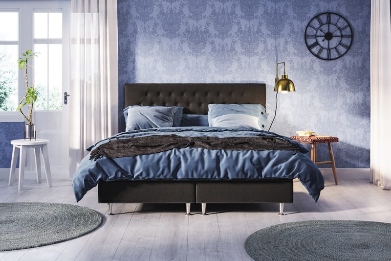 FELICIA Sängpaket 140x200 Svart - Möbler - Sovrum - Sängar - Komplett Sängpaket