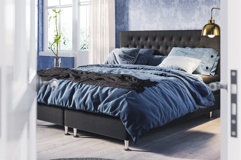 FELICIA Sängpaket 140x200 Svart - Möbler - Sovrum - Sängar - Komplett Sängpaket
