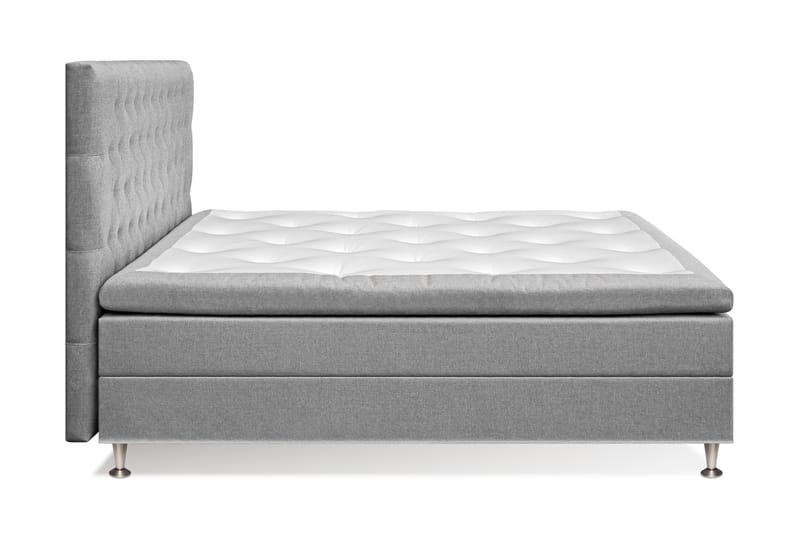 FELICIA Sängpaket 160x200 Ljusgrå - Möbler - Sovrum - Sängar - Komplett Sängpaket