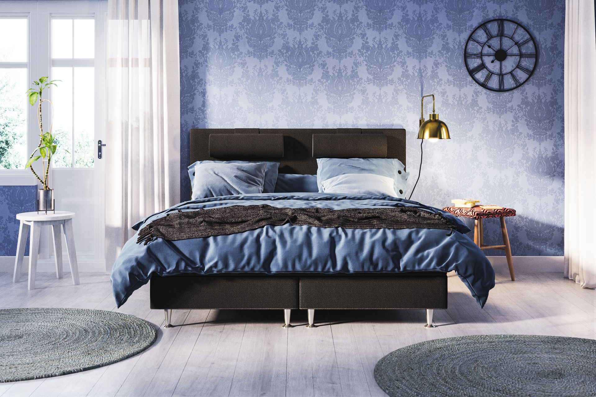 FELICIA Sängpaket 160x200 Svart - Möbler - Sovrum - Sängar - Komplett Sängpaket