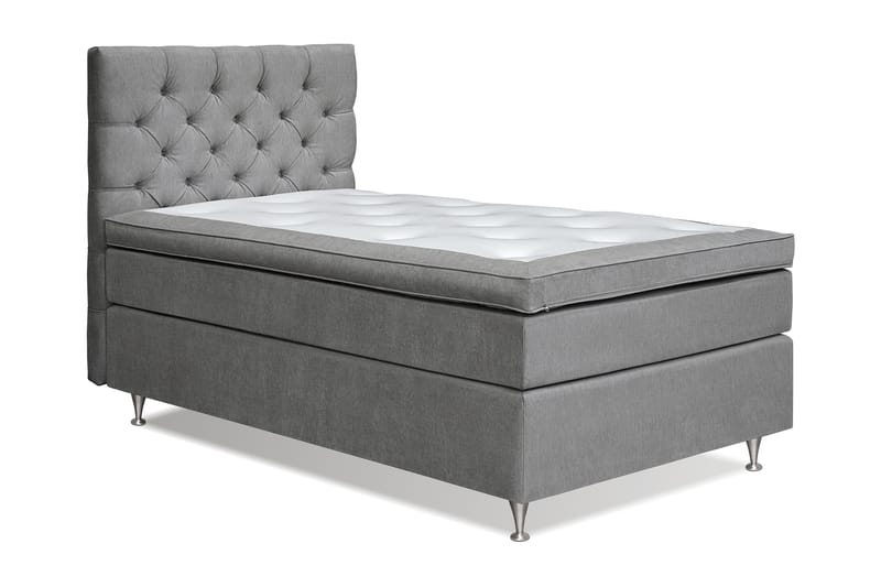 FLORENS Kontinentalsäng 120x200 Medium Grå (+Fler val) - Möbler - Sovrum - Sängar - Komplett Sängpaket