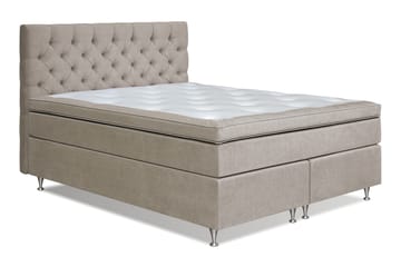 FLORENS Kontinentalsäng 160x200 Fast/Medium Beige (+Fler val