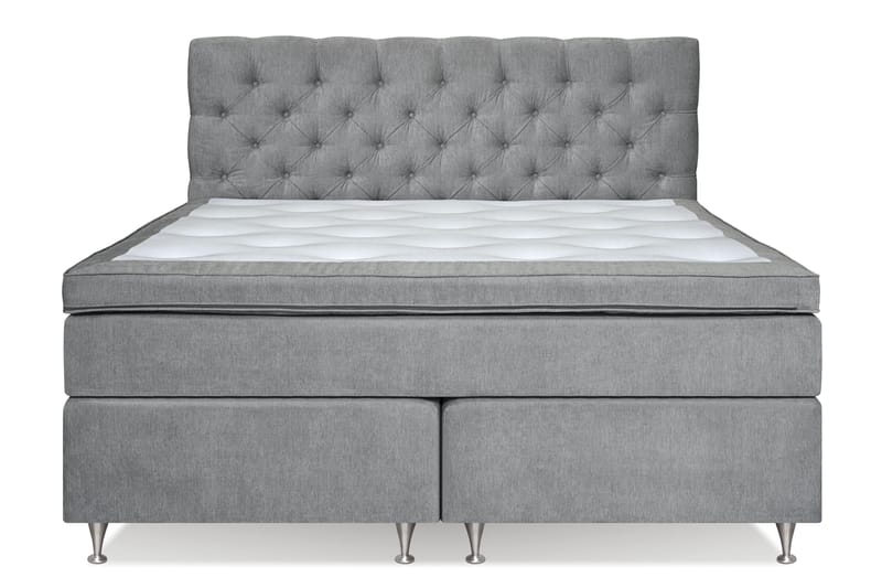 FLORENS Kontinentalsäng 160x200 Fast/Medium Grå (+Fler val) - Möbler - Sovrum - Sängar - Komplett Sängpaket
