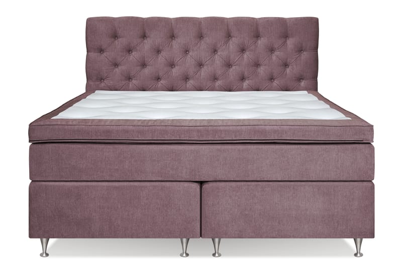 FLORENS Kontinentalsäng 160x200 Fast/Medium Mörkrosa (+Fler - Möbler - Sovrum - Sängar - Kontinentalsängar