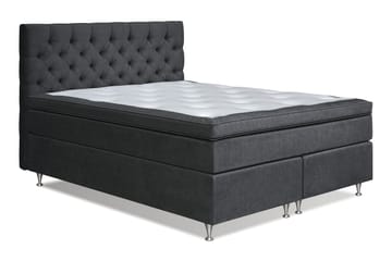 FLORENS Kontinentalsäng 160x200 Fast/Medium Svart (+Fler val