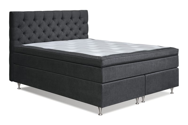 FLORENS Kontinentalsäng 160x200 Fast/Medium Svart (+Fler val - Möbler - Sovrum - Sängar - Komplett Sängpaket