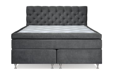 FLORENS Kontinentalsäng 180x200 Fast Mörkgrå (+Fler val)