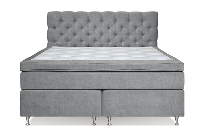 FLORENS Kontinentalsäng 180x200 Fast/Medium Grå (+Fler val) - Möbler - Sovrum - Sängar - Komplett Sängpaket