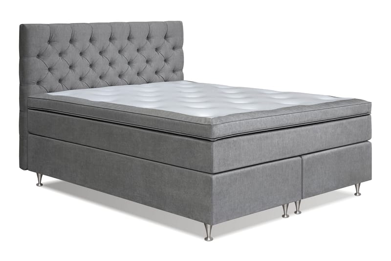 FLORENS Kontinentalsäng 180x200 Medium Grå (+Fler val) - Möbler - Sovrum - Sängar - Komplett Sängpaket