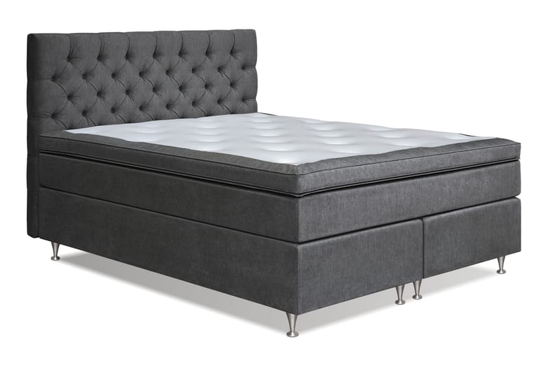 FLORENS Kontinentalsäng 180x200 Medium Mörkgrå (+Fler val) - Möbler - Sovrum - Sängar - Komplett Sängpaket