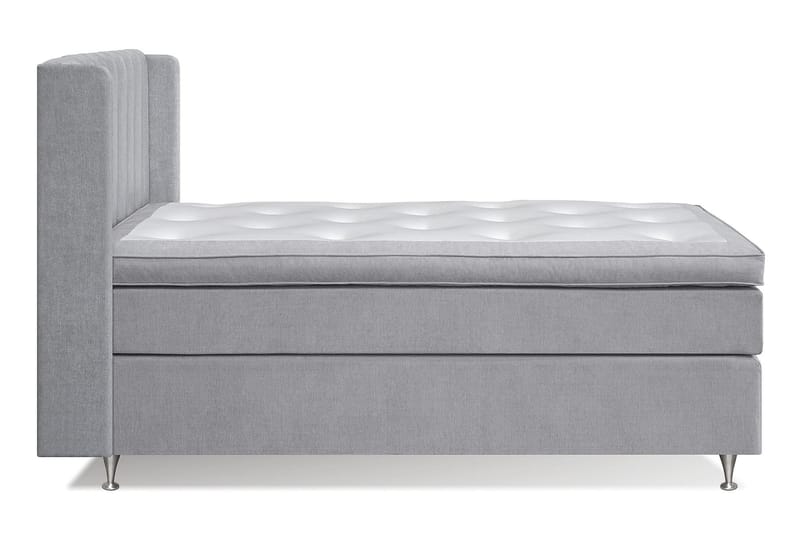 FLORENS Sängpaket 105x200 Medium Ljusgrå (+Fler val) - Komplett Sängpaket - Kontinentalsängar