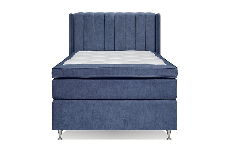 FLORENS Sängpaket 105x200 Medium Mörkblå (+Fler val) - Kontinentalsängar - Komplett Sängpaket