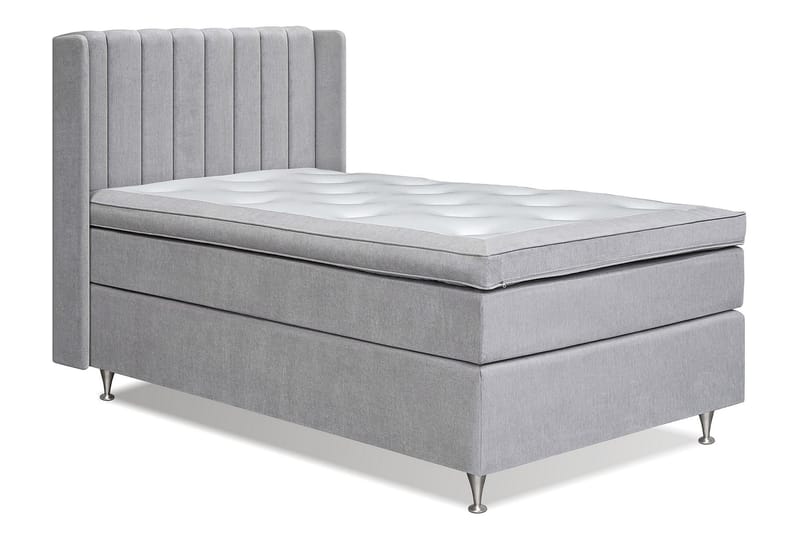 FLORENS Sängpaket 120x200 Fast Ljusgrå (+Fler val) - Möbler - Sovrum - Sängar - Komplett Sängpaket