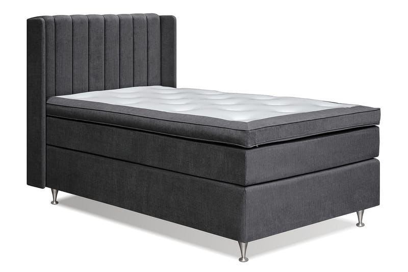 FLORENS Sängpaket 120x200 Fast Mörkgrå (+Fler val) - Möbler - Sovrum - Sängar - Komplett Sängpaket