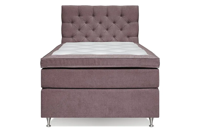 FLORENS Sängpaket 120x200 Medium Mörkrosa (+Fler val) - Möbler - Sovrum - Sängar - Kontinentalsängar