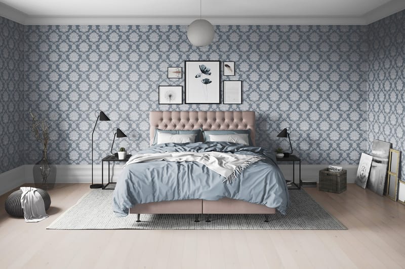 FLORENS Sängpaket 140x200 Fast Vintagerose (+Fler val) - Möbler - Sovrum - Sängar - Kontinentalsängar