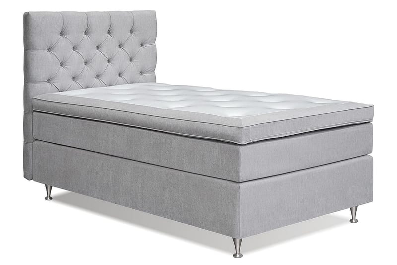 FLORENS Sängpaket 140x200 Medium Ljusgrå (+Fler val) - Möbler - Sovrum - Sängar - Kontinentalsängar
