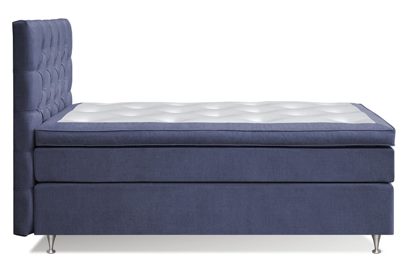 FLORENS Sängpaket 140x200 Medium Mörkblå (+Fler val) - Komplett Sängpaket - Kontinentalsängar