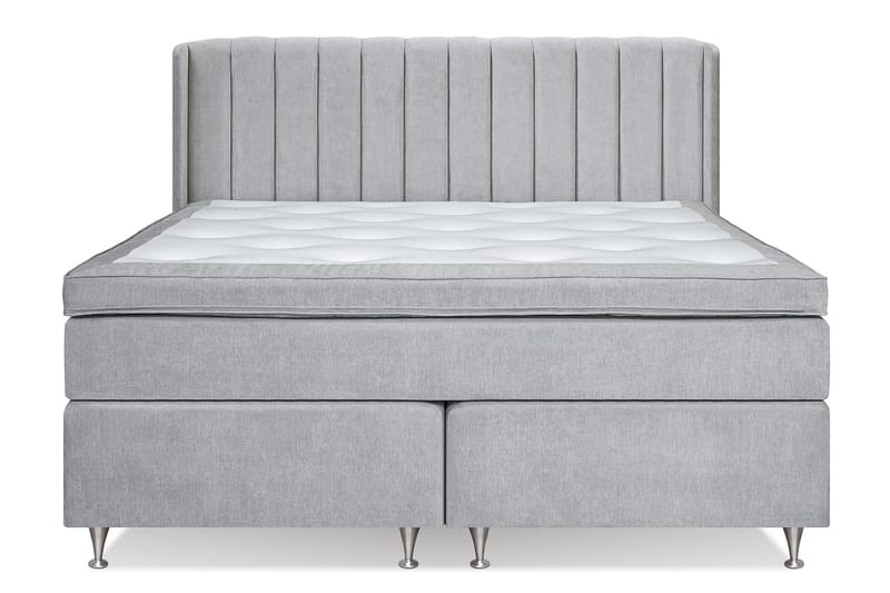 FLORENS Sängpaket 160x200 Fast Ljusgrå (+Fler val) - Möbler - Sovrum - Sängar - Komplett Sängpaket