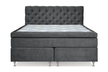 FLORENS Sängpaket 160x200 Fast/Medium Mörkgrå (+Fler val)