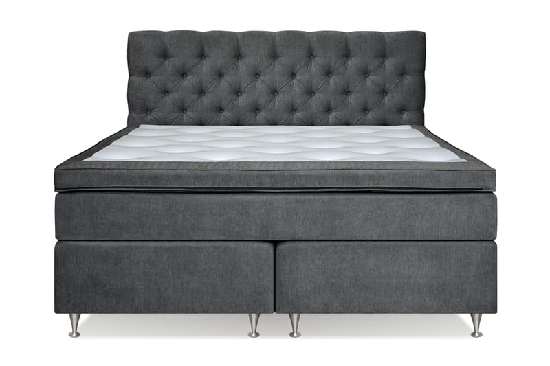 FLORENS Sängpaket 160x200 Fast/Medium Mörkgrå (+Fler val) - Möbler - Sovrum - Sängar - Komplett Sängpaket