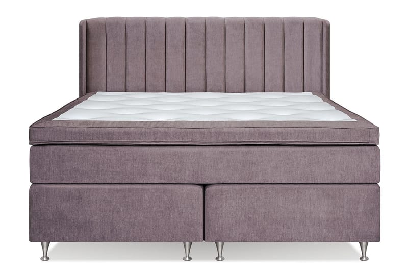 FLORENS Sängpaket 160x200 Fast/Medium Mörkrosa (+Fler val) - Möbler - Sovrum - Sängar - Kontinentalsängar