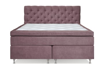 FLORENS Sängpaket 160x200 Fast/Medium Mörkrosa (+Fler val)