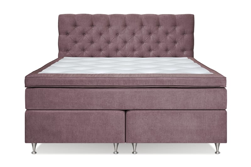 FLORENS Sängpaket 160x200 Fast/Medium Mörkrosa (+Fler val) - Möbler - Sovrum - Sängar - Kontinentalsängar