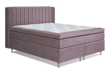 FLORENS Sängpaket 160x200 Medium Mörkrosa (+Fler val)