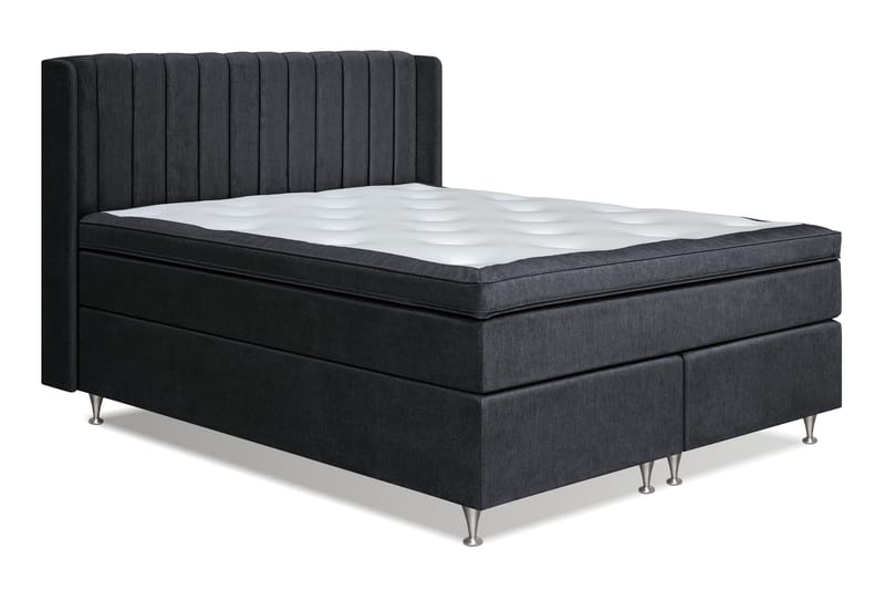FLORENS Sängpaket 160x200 Medium Svart (+Fler val) - Möbler - Sovrum - Sängar - Komplett Sängpaket