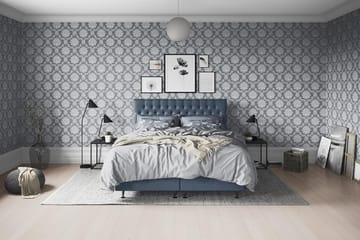 FLORENS Sängpaket 180x200 Fast Mörkblå (+Fler val)