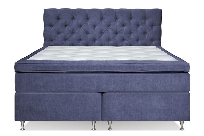 FLORENS Sängpaket 180x200 Fast/Medium Mörkblå (+Fler val) - Komplett Sängpaket - Kontinentalsängar