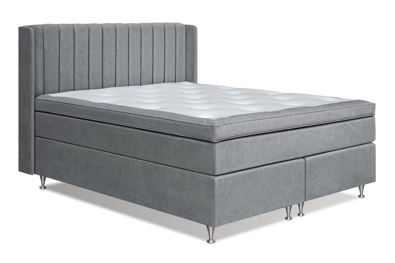 FLORENS Sängpaket 180x200 Medium Grå (+Fler val) - Möbler - Sovrum - Sängar - Komplett Sängpaket