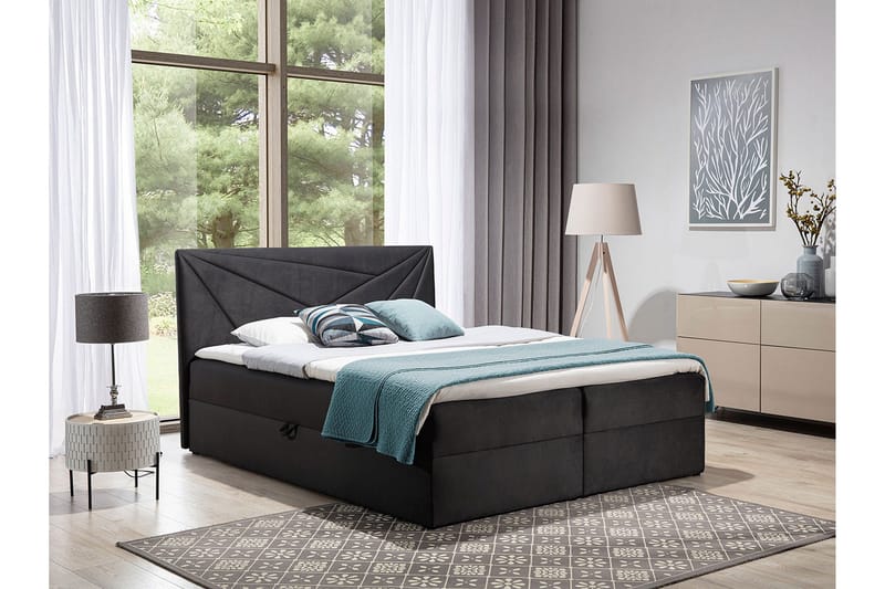 Frusci Kontinentalsäng 120x200 + Bäddmadrass - Möbler - Sovrum - Sängar - Kontinentalsängar