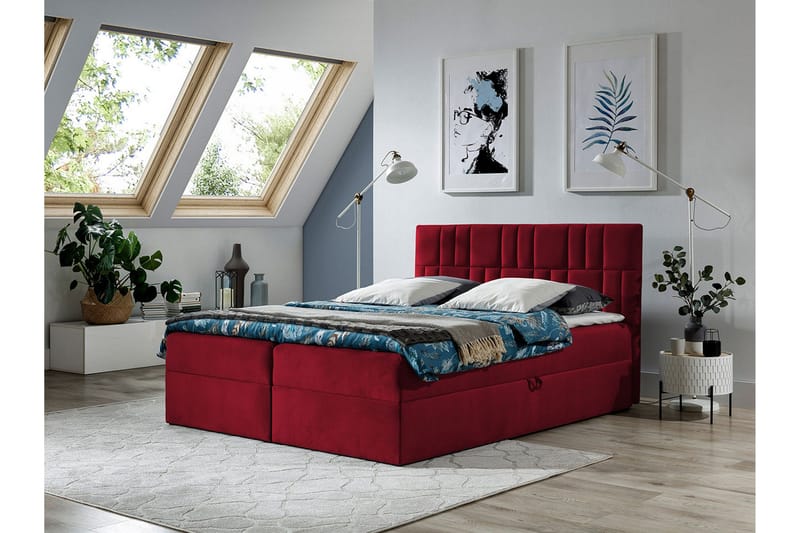 Frusci Kontinentalsäng 120x200 + Bäddmadrass - Möbler - Sovrum - Sängar - Kontinentalsängar