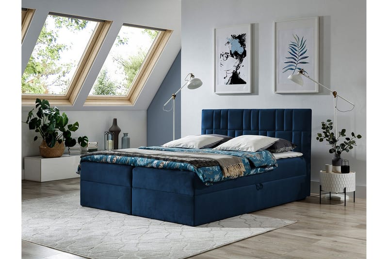 Frusci Kontinentalsäng 160x200 + Bäddmadrass - Möbler - Sovrum - Sängar - Kontinentalsängar