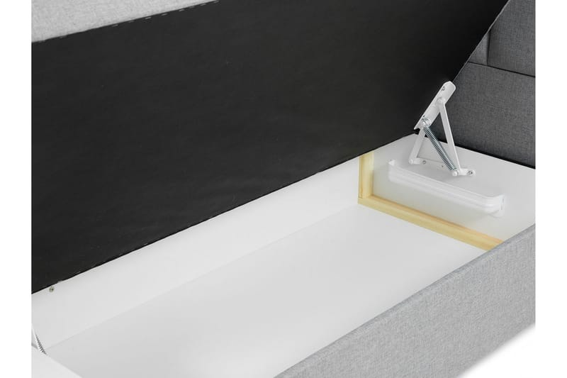 GARDA LUX Kontinentalsäng 140x207 cm Vit - Vit - Möbler - Sovrum - Sängar - Kontinentalsängar