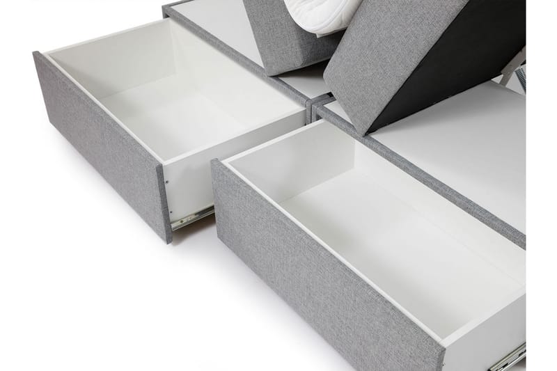 GARDA LUX Kontinentalsäng 200x207 cm Vit - Vit - Möbler - Sovrum - Sängar - Kontinentalsängar