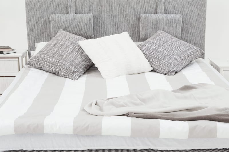 Grand 160 Kontinentalsäng - Grå - Möbler - Sovrum - Sängar - Kontinentalsängar