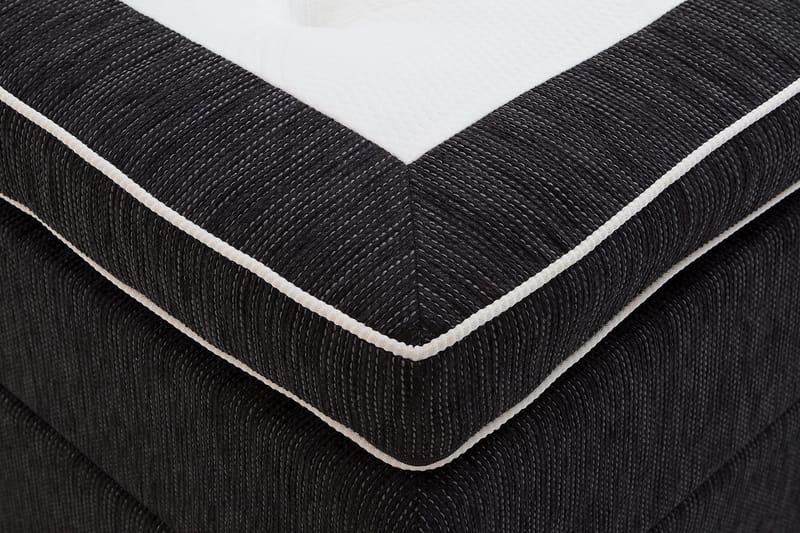 Grand Komplett Sängpaket 180x200 F/M Latex - Svart - Möbler - Sovrum - Sängar - Kontinentalsängar