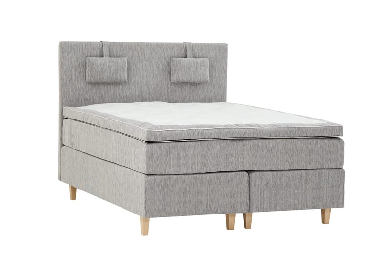 Grand Kontinentalsäng 160x200Latexkärna - Ljusgrå - Möbler - Sovrum - Sängar - Kontinentalsängar