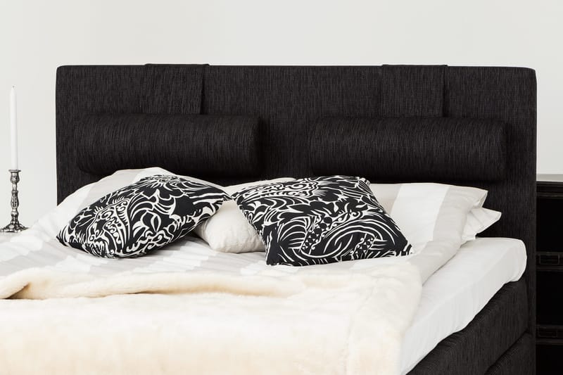 Grand Kontinentalsäng Komplett Sängpaket 180x200 cm - Svart - Möbler - Sovrum - Sängar - Kontinentalsängar