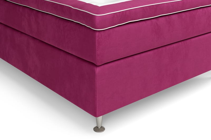 GRAND XL Kontinentalsäng 120x200 cm Rosa Sammet - Möbler - Sovrum - Sängar - Komplett Sängpaket