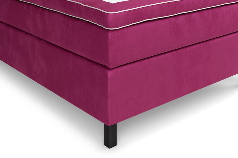 GRAND XL Kontinentalsäng 140x200 cm Rosa Sammet - Möbler - Sovrum - Sängar - Kontinentalsängar